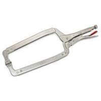 Pince-&eacute;tau en C avec plaquettes pivotantes, Longueur 18", Pinces serre-joints Planification Entrepots Molloy