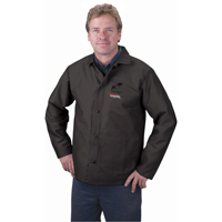 Flame Retardant Jacket, Cotton, 5X-Large, Black TTV004 | Planification Entrepots Molloy
