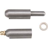 Charni&egrave;re &agrave; souder, 0,512" dia. x 3,15" lo, Acier doux a/goupille fixe en acier Planification Entrepots Molloy