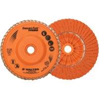 Disque &agrave; lamelles Enduro-Flex Turbo, 4-1/2" x 5/8"-11, Type 27S, Grain 80, C&eacute;ramique Planification Entrepots Molloy