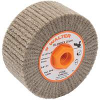 Tambour de conditionnement de surface Blendex, 4-1/4" dia. x 2" la, 5/8"-11 Arbre, Grain Fin Planification Entrepots Molloy