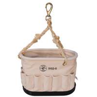 Seau ovale, Toile, 41 pochettes, Naturel Planification Entrepots Molloy
