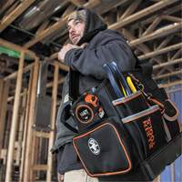 Fourretout Tradesman Pro, Nylon balistique, 40 pochettes, Noir/Orange Planification Entrepots Molloy