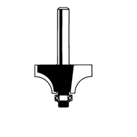 Router Bit - Beading Bit, 5/8" Dia., 1/4" Shank Planification Entrepots Molloy