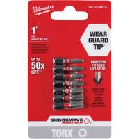 Jeu d'embouts Shockwave 1" Impact Duty Torx Planification Entrepots Molloy