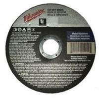 Meules &agrave; tronçonner renforc&eacute;es, 5" x 0,045", Arbre de 7/8", Type 1, Oxyde d'aluminium, 13580 Tr/min Planification Entrepots Molloy