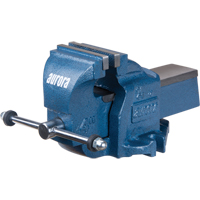Heavy-Duty Bench Vise, 4" Jaw Width, 2-7/10" Throat Depth Planification Entrepots Molloy