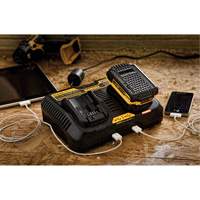 Borne de recharge Max pour chantier, 12 V/20 V, Lithium-ion Planification Entrepots Molloy