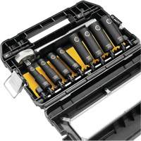 Ready Socket Set, 10 Pcs, Impact, 1/2" Drive Size Planification Entrepots Molloy