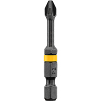 Embout Impact Ready no 2 Phillips 2' de Dewalt, Phillips, Embout #2, Prise 1/4", Longueur 2" Planification Entrepots Molloy