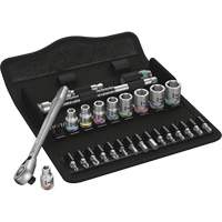 Zyklop Imperial Metal Ratchet with Switch Lever Set, 28 Pcs, 1/4" Drive Size Planification Entrepots Molloy