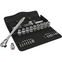 Zyklop Imperial Metal Ratchet with Switch Lever Set, 29 Pcs, 1/2" Drive Size Planification Entrepots Molloy