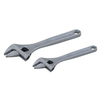 Wrench Set, Adjustable, 2 Pieces, Imperial and Metric Planification Entrepots Molloy