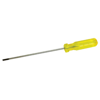 Tournevis &agrave; fente d'&eacute;lectricien, Tige de 5/32", Ronde, 9-1/2" lo, Prise en Plastique Planification Entrepots Molloy