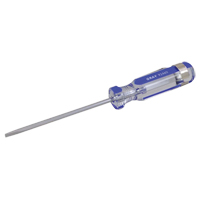 Tournevis &agrave; fente, Tige de 1/8", Ronde, 5-1/2" lo, Prise en Plastique Planification Entrepots Molloy
