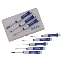 Jeu de tournevis de pr&eacute;cision, 8 mcx Planification Entrepots Molloy