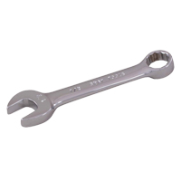 Stubby Combination Wrench, 12 Point, 1/4", Chrome Finish Planification Entrepots Molloy