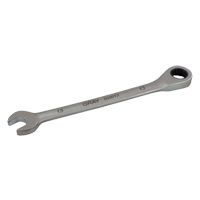 Combination Fixed Head Ratcheting Wrench, 12 Point, 8 mm, Stainless Steel Finish Planification Entrepots Molloy