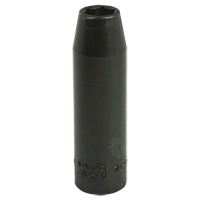 Socket, Impact, 3/8", 3/8" Drive, 6 Points, Deep Planification Entrepots Molloy