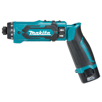Cordless Drill/Driver Kit, Lithium-Ion, 7.2 V, 1/4" Chuck, 71 in-lbs Torque Planification Entrepots Molloy