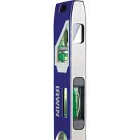 250 Series Heavy-Duty Torpedo Level, 9" L, Aluminum, 4 Vials, Magnetic Planification Entrepots Molloy