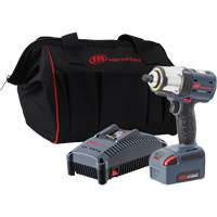 IQv20 Compact Cordless Impact Wrench Kit, 20 V, 1/2" Socket Planification Entrepots Molloy