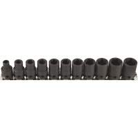 Thin Walled Socket Set, 11 Pcs, Impact, 3/8" Drive Size Planification Entrepots Molloy