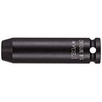 Socket, Impact, 1/4", 1/4" Drive, 6 Points, Deep Planification Entrepots Molloy