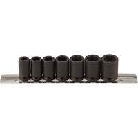Magnetic Socket Set, 7 Pcs, Impact, 1/4" Drive Size Planification Entrepots Molloy