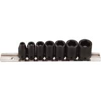 Magnetic Socket Set, 7 Pcs, Impact, 1/4" Drive Size Planification Entrepots Molloy