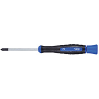 Tournevis Phillips de pr&eacute;cision, #00, 5" l, Prise Coussin&eacute;e Planification Entrepots Molloy