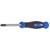 Tournevis Phillips de pr&eacute;cision, #00, 5" l, Prise Coussin&eacute;e Planification Entrepots Molloy