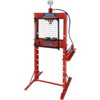 Hydraulic Shop Press with Grid Guard, 20 tons Capacity UAI717 | Planification Entrepots Molloy