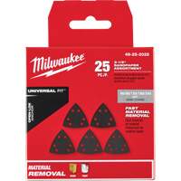 Ensemble de papiers abrasifs triangulaires 3-1/2" Open-Lok Planification Entrepots Molloy