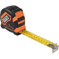 Magnetic Double-Hook Tape Measure, 7.5 m, 1/16"/1 mm Graduations Planification Entrepots Molloy