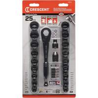 Ensemble d'outils pour m&eacute;canicien, 25 Mcx, Prise de 3/8" Planification Entrepots Molloy