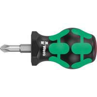 350 Phillips Stubby Screwdriver, #2, 3-1/8" L, Cushion Grip Handle Planification Entrepots Molloy