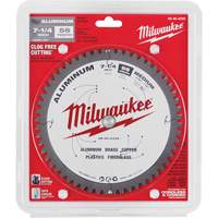Lame de scie circulaire pour la coupe d'aluminium, 7-1/4", 56 dents, Pour Plastique/Fibre de verre/Non ferre Planification Entrepots Molloy