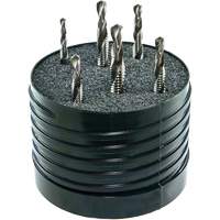 Drillco&reg; Combined Tap & Drill Set, 6 Pieces, High Speed Steel Planification Entrepots Molloy