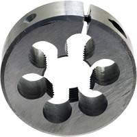 Drillco&reg; Round Adjustable Pipe Die, 1/16"-27 Thread, High Speed Steel Planification Entrepots Molloy