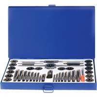 Drillco&reg; Fractional Tap & Die Set, 40 Pieces Planification Entrepots Molloy
