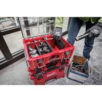 Packout Deep Organizer, 15-1/5" x 19-7/10" x 7", Red Planification Entrepots Molloy