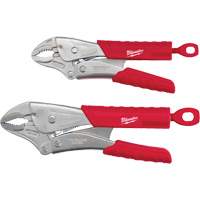 Jeu de pinces-&eacute;taux &agrave; m&acirc;choires courb&eacute;es Torque Lock, 2 Morceaux Planification Entrepots Molloy