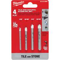 Natural Stone Bit Set, 4 Pieces, Carbide Planification Entrepots Molloy