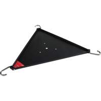 Tablette inf&eacute;rieure pour tr&eacute;pied de nivellement de 6 po avec &eacute;tau &agrave; chaîne Planification Entrepots Molloy