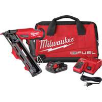 M18 Fuel 15 Gauge Finish Nailer Kit, 18 V, Lithium-Ion Planification Entrepots Molloy