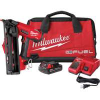 M18 Fuel 16 Gauge Angled Finish Nailer Kit, 18 V, Lithium-Ion Planification Entrepots Molloy