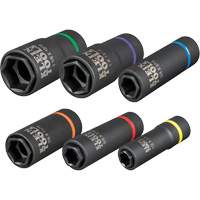 2-in-1 6-Piece Socket Set, 6 Pcs, Impact, Deep Planification Entrepots Molloy