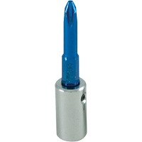 Douille tournevis &agrave; embout bleu, Phillips, #2, Prise 1/4" Planification Entrepots Molloy