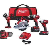 Trousse 5 pi&egrave;ces doutil combin&eacute; M18, Lithium-ion, 18 V Planification Entrepots Molloy